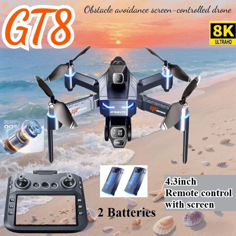 Drone Ae Rc - الطائرة بدون طيار 4K HD GT8