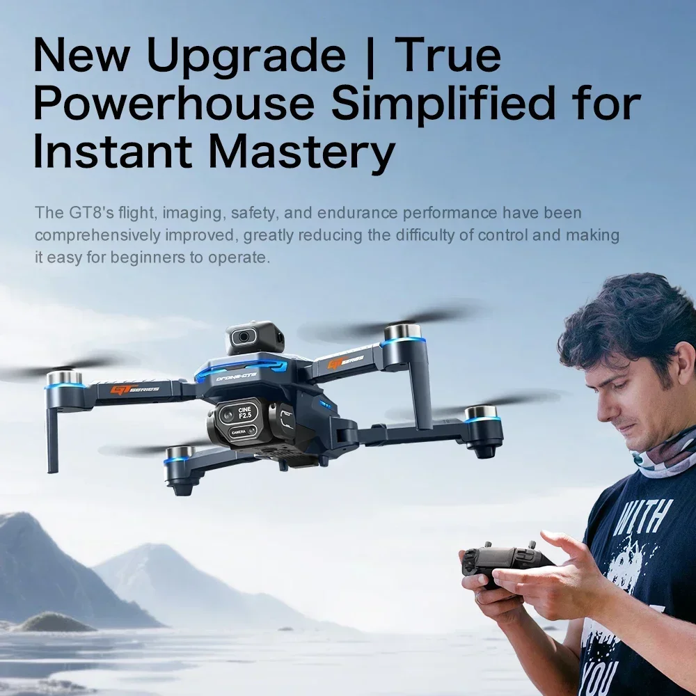 الطائرة بدون طيار 4K HD GT8 كا - مراجعة Drone Ae Rc وسعره
