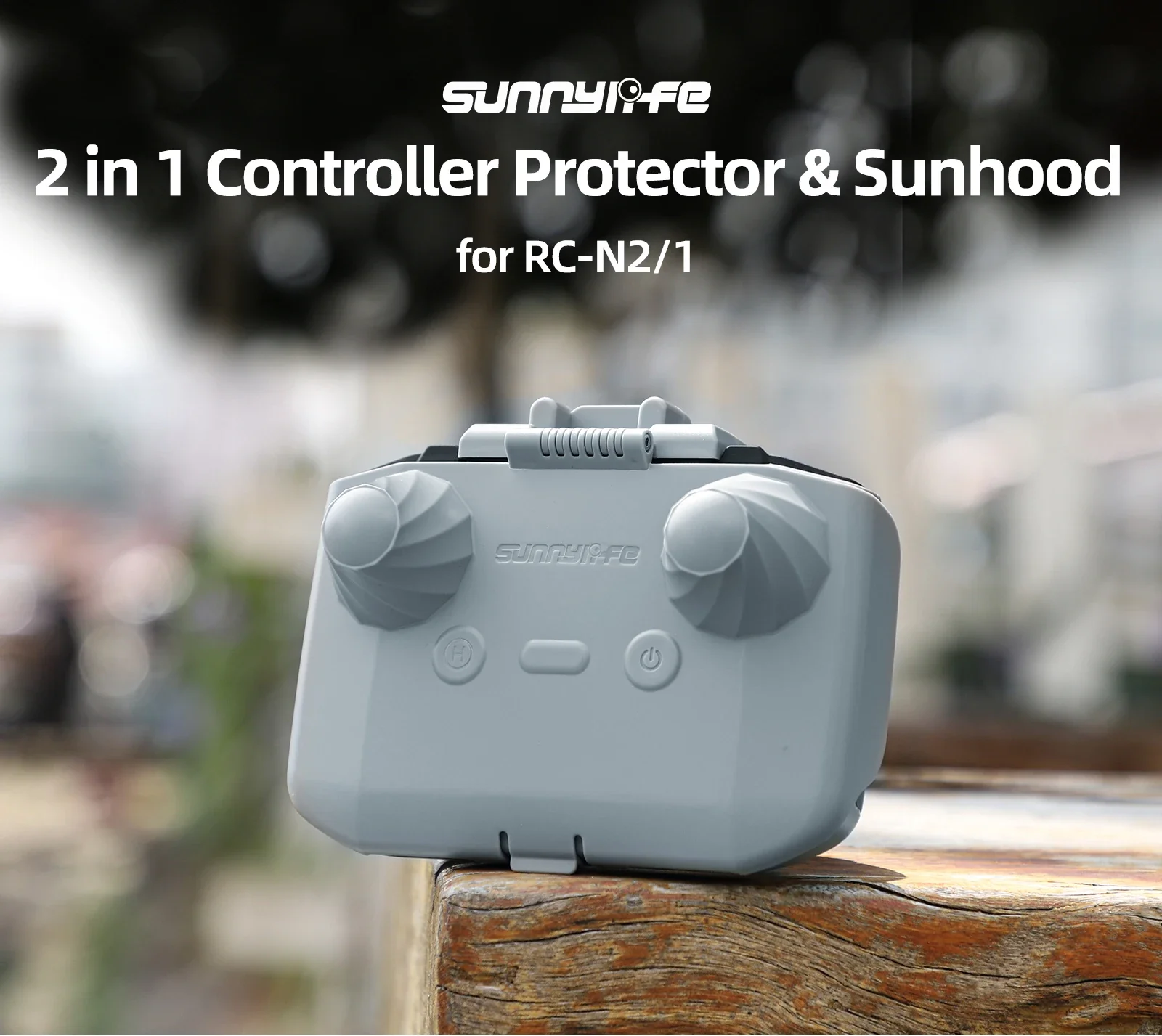 2 في 1 وحدة تحكم حامي SunHood  - مراجعة Drone Rc Cover وسعره