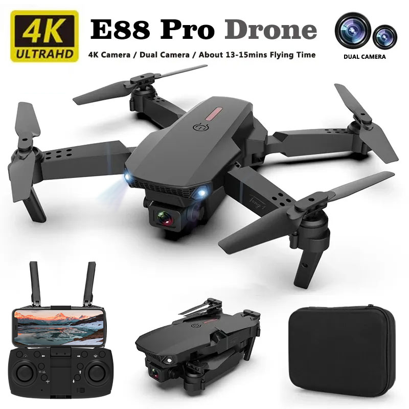 E88pro الطائرة بدون طيار المهن - مراجعة Drone Ae Rc وسعره