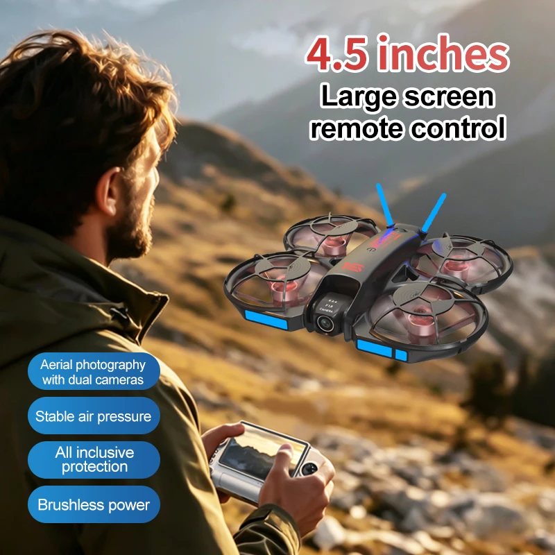 طائرة درون M15 FPV جديدة لعام  - مراجعة Drone Ae Rc وسعره