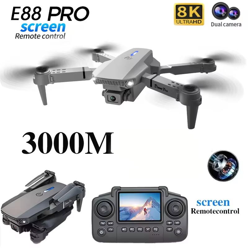 طائرة بدون طيار E88 الجديدة لع - مراجعة Drone Ae Rc وسعره