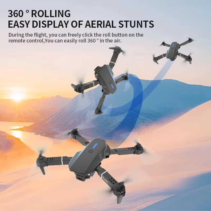 طائرة بدون طيار E88 الجديدة لع - مراجعة Drone Ae Rc وسعره