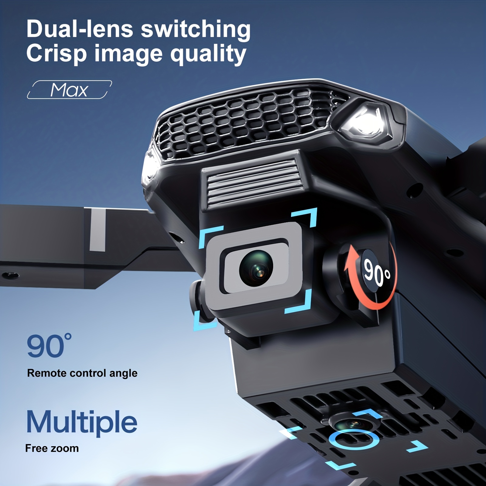 طائرة بدون طيار قابلة للطي E88 - مراجعة Drone E88 Rc Quadcopter وسعره
