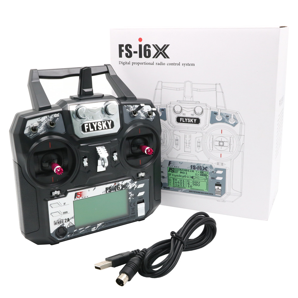 FLYSKY FS-i6X FS i6X 10CH 2.4  - مراجعة Drone Rc Leading وسعره
