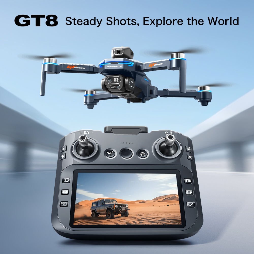 طائرة بدون طيار GT8 الجديدة لع - مراجعة Jjrc Drone X12 وسعره