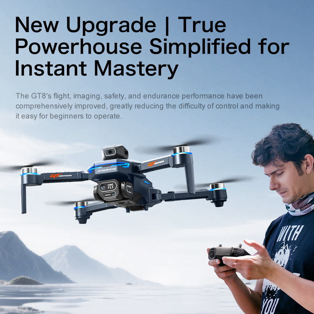 طائرة بدون طيار GT8 الجديدة لع - مراجعة Jjrc Drone X12 وسعره